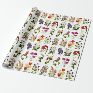 Tuin Paradijs Bloem Botanische Print Cadeaupapier