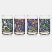 Tuin Party Kan Glas Set (Achterkant)