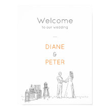 Tuin Picknick Minimalist Zwart-wit bruiloft