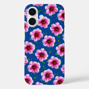 Tuin Roze Dahlia Bloem op elke kleur iPhone 16 Hoesje