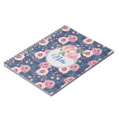 Tuin Roze Rozen Notitieboek (Linkerzijde)