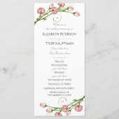 Tuin Rozen Trouwprogramma Programma (Voorkant)