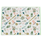 Tuin tijd geschenk tas groot cadeauzakje (Voorkant)