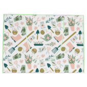 Tuin tijd geschenk tas groot cadeauzakje (Achterkant)