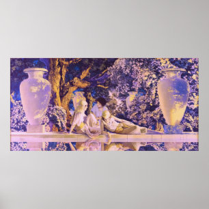 Tuin van Allah, door Maxfield Parrish Poster