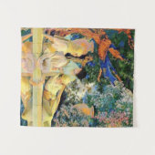 Tuin van Allah door Maxfield Parrish Wandkleed (Voorkant (horizontaal))