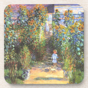 Tuin van de artiest te Vetheuil - Claude Monet Bier Onderzetter