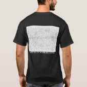 Tuin van de forkerwanden t-shirt (Achterkant)