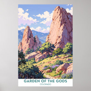 Tuin van de Goden, Colorado Poster