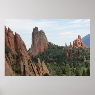 Tuin van de goden Colorado Springs, Colorado Poster