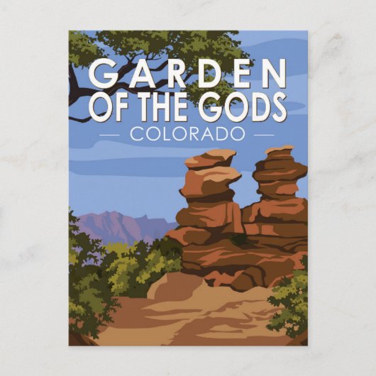 Tuin van de Gods Colorado Briefkaart (Voorkant)