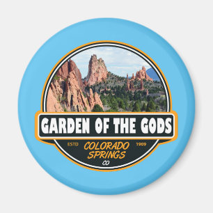 Tuin van de Gods Colorado Springs Travel Emblem Magneet