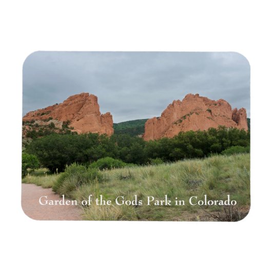 Tuin van de Gods Monoliths Along Trail Magneet (Horizontaal)