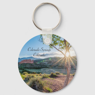 Tuin van de Gods Tree Sunburst Sleutelhanger