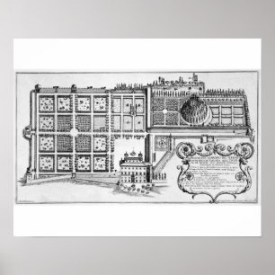 Tuin van de Groothertog Toscane op de Trinita Poster