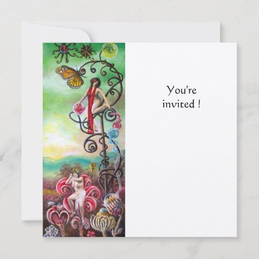 TUIN VAN DE MELISSA goud Kaart (Voorkant)