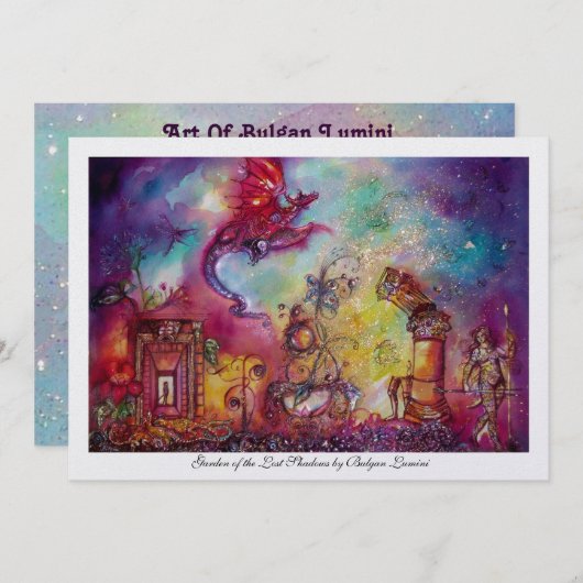 TUIN VAN DE VERLOREN SCHADUWEN 2 KAART (Voorkant / Achterkant)