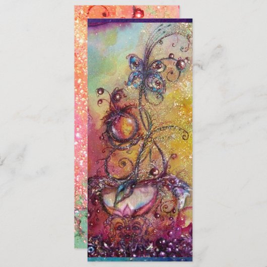 TUIN VAN DE VERLOREN SCHADUWEN, MAGISCHE VLINDERPL AANKONDIGING (Voorkant / Achterkant)