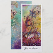 TUIN VAN DE VERLOREN SCHADUWEN -MAGISCHE VLINDERPL KAART (Voorkant / Achterkant)