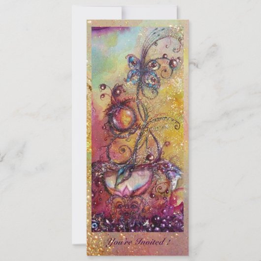 TUIN VAN DE VERLOREN SCHADUWEN -MAGISCHE VLINDERPL KAART (Voorkant)