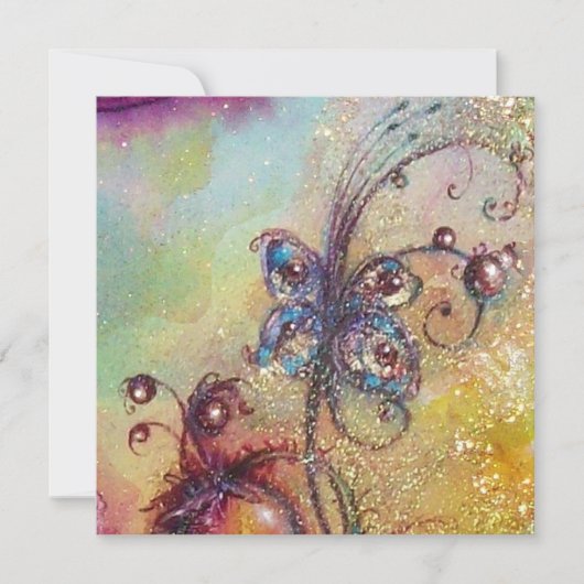 TUIN VAN DE VERLOREN SCHADUWEN -MAGISCHE VLINDERPL KAART (Voorkant)