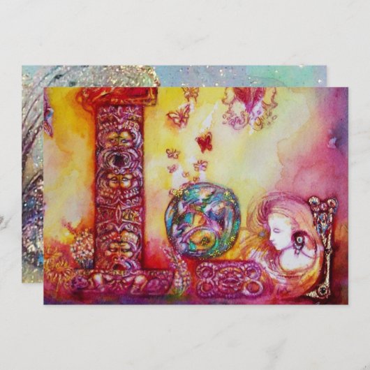 TUIN VAN DE VERLOREN SCHADUWEN MAGISCHE VLINDERPLA AANKONDIGING (Voorkant / Achterkant)