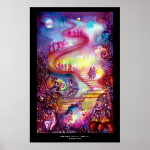 TUIN VAN DE VERLOREN SCHADUWEN -MYSTIEKE TRAP POSTER