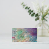 TUIN VAN DE VERLOREN SCHADUWEN / RIDDER EN FEE BLA VISITEKAARTJE (Staand voorkant)