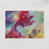 TUIN VAN DE VERLOREN SCHADUWEN ,VLIEGENDE RODE DRA VISITEKAARTJE (Achterkant)