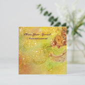 TUIN VAN DE VERLOREN SCHADUWEN / VLINDER MONOGRAM AANKONDIGING (Staand voorkant)