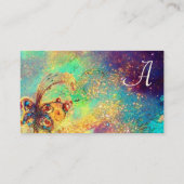 TUIN VAN DE VERLOREN SCHADUWEN - VLINDERMONOGRAM VISITEKAARTJE (Achterkant)