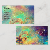 TUIN VAN DE VERLOREN SCHADUWEN - VLINDERMONOGRAM VISITEKAARTJE (Voorkant / Achterkant)