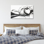 Tuin van Eden: Chaos Canvas Afdruk (Insitu (Slaapkamer))