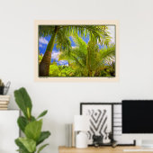 Tuin van Eden - Palms - Maui Hawaii Poster (Thuiskantoor)