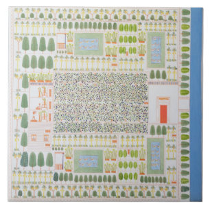 Tuin van een hoge ranking Egyptische directeur, va Tegeltje