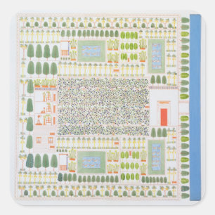 Tuin van een hoge ranking Egyptische directeur, va Vierkante Sticker