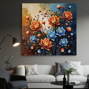 Tuin van Eeuwige Lichten Canvas Afdruk