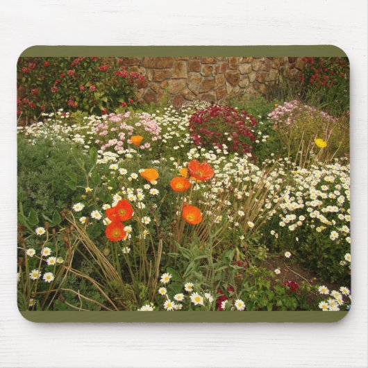 Tuin van Flowers Mousepad Muismat (Voorkant)