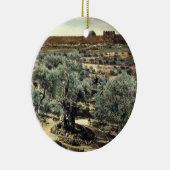 tuin van Gethsemane Jerusalem Israël Keramisch Ornament (Rechts)
