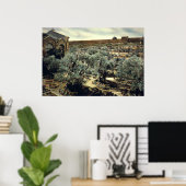  tuin van Gethsemane Jerusalem Israël Poster (Thuiskantoor)