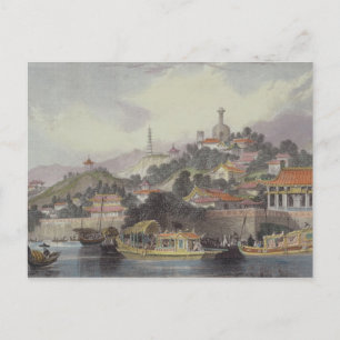 Tuin van het keizerpaleis, Peking, uit China Briefkaart