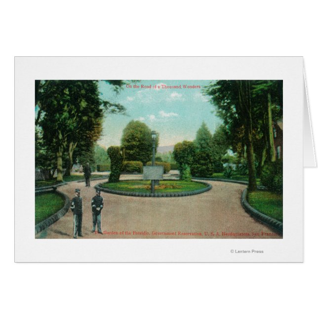 Tuin van het Uitzicht Presidio (Voorkant Horizontaal)