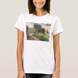Tuin van Les Mathurins bij Pontoise door Pissarro T-shirt