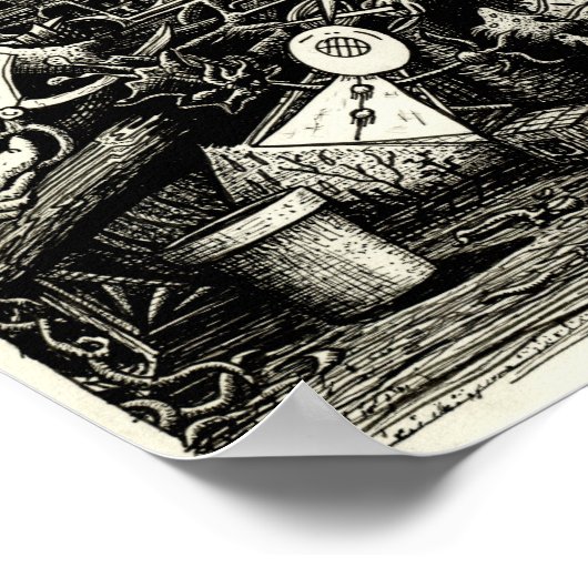 Tuin van Madness door Brian Benson Poster (Hoek)