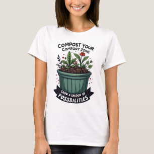 Tuin van mogelijkheden Motivatie quote T-shirt