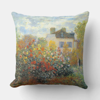Tuin van Monet in Argenteuil Fine Art Buitenkussen
