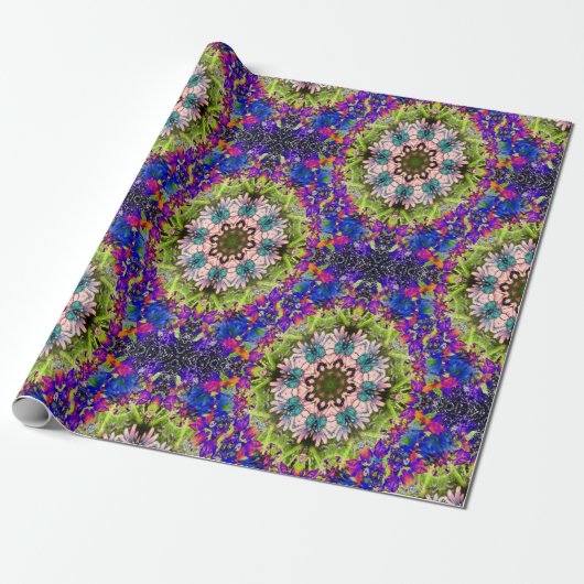 Tuin van Psychedelics... Cadeaupapier (Uitgerold)