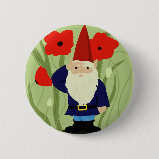 Tuin van Remembrance Gnome Button