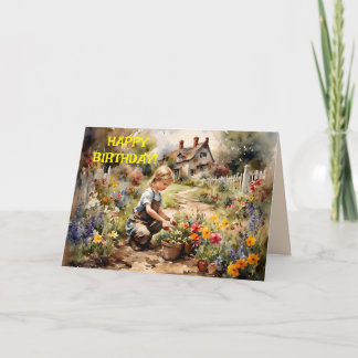 TUIN VAN WENSEN VERJAARDAG KAART