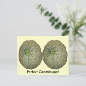 Tuin verse cantaloupe briefkaart (Staand voorkant)